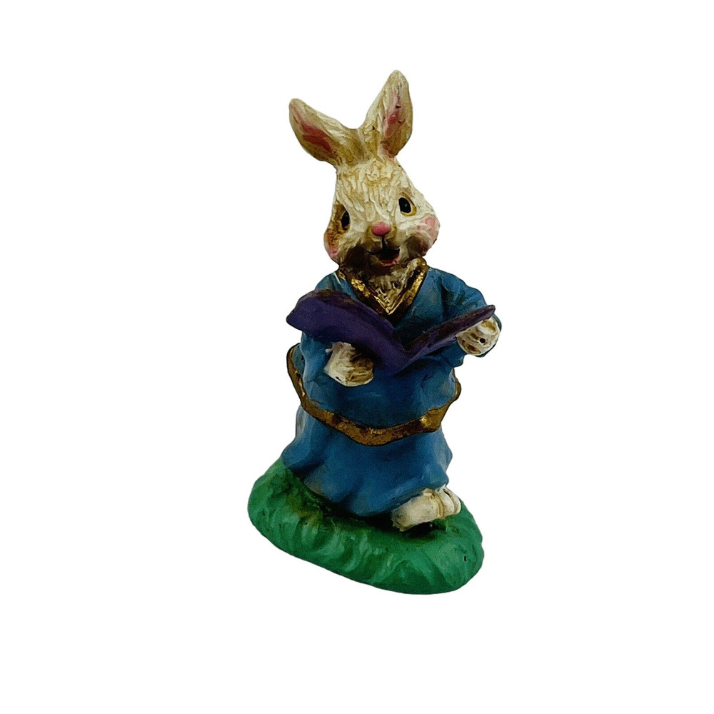Cottontail Lane Soloist Bunny Vocal Sing Figurine Easter Midwest of Cannon Falls